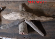 Load image into Gallery viewer, Handcrafted Driftwood Christmas Tree Star Topper - Three Styles to Choose From