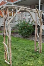 Load image into Gallery viewer, Driftwood Wedding Arch Four Post 6ft x 7ft Opening Self Standing AR1