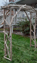 Load image into Gallery viewer, Driftwood Wedding Arch Four Post 6ft x 7ft Opening Self Standing AR1