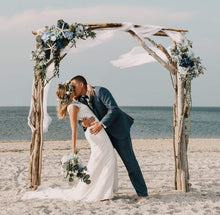 Load image into Gallery viewer, Driftwood Wedding Arch Four Post 6ft x 7ft Opening Self Standing AR1