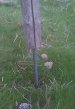 Load image into Gallery viewer, Hidden Steel Stake Kit for Driftwood Wedding Arch Garden Arbor Chappuh and Trellis