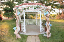 Load image into Gallery viewer, Driftwood Wedding Arch Four Post 6ft x 7ft Opening Self Standing AR1