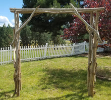 Load image into Gallery viewer, Driftwood Wedding Arch Four Post 6ft x 7ft Opening Self Standing AR1
