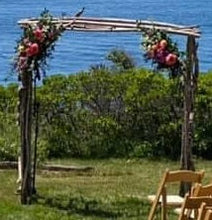Load image into Gallery viewer, Driftwood Wedding Arch Four Post 6ft x 7ft Opening Self Standing AR1