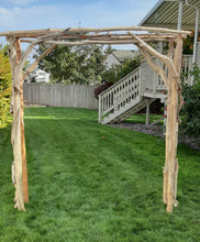 Load image into Gallery viewer, Driftwood Wedding Arch Four Post 6ft x 7ft Opening Self Standing AR1