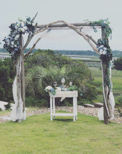 Load image into Gallery viewer, Driftwood Wedding Arch Four Post 6ft x 7ft Opening Self Standing AR1