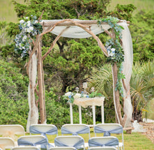 Load image into Gallery viewer, Driftwood Wedding Arch Four Post 6ft x 7ft Opening Self Standing AR1