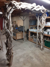 Load image into Gallery viewer, Driftwood Wedding Arch Premium Four Post 6ft x 7ft Opening