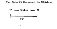 Load image into Gallery viewer, Hidden Steel Stake Kit for Driftwood Wedding Arch Garden Arbor Chappuh and Trellis