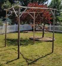 Load image into Gallery viewer, Driftwood Chuppah / Huppah Jewish Wedding Ceremony Free Standing CH1
