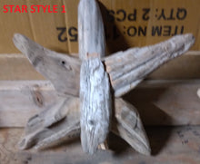 Load image into Gallery viewer, Handcrafted Driftwood Christmas Tree Star Topper - Three Styles to Choose From
