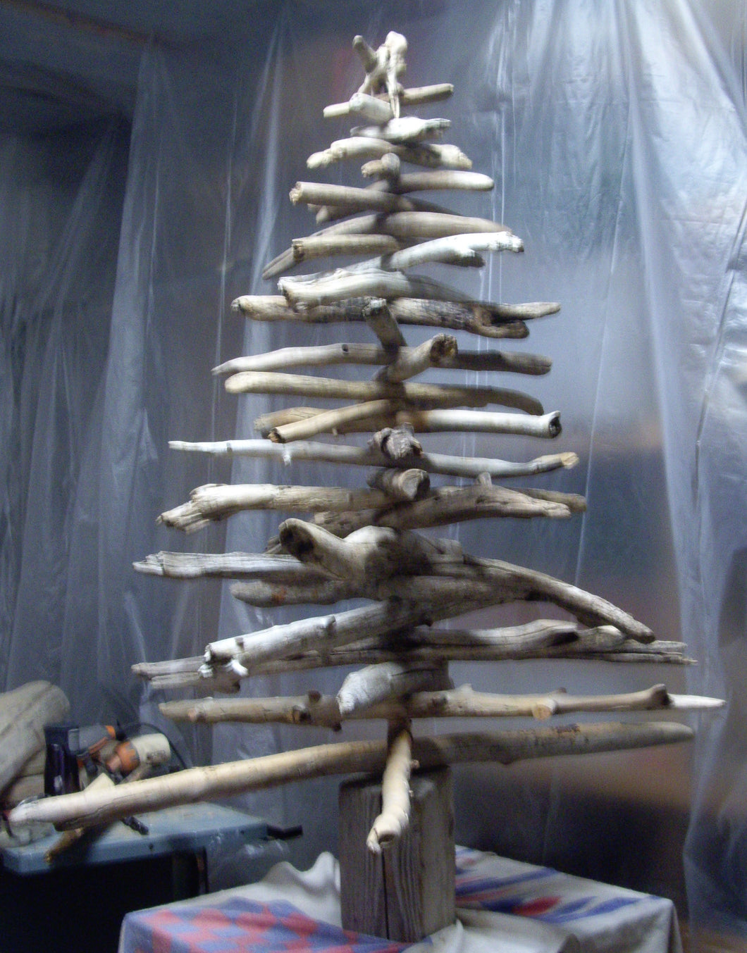 Driftwood Christmas Tree 5 ft Handcrafted by North Idaho Drift