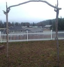 Load image into Gallery viewer, Driftwood Wedding Arch Two Post Rustic Garden Arbor 6&#39; x 7&#39; Opening ARB
