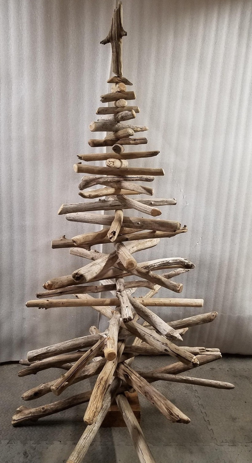 7ft Driftwood Christmas Tree Handcrafted by North Idaho Drift